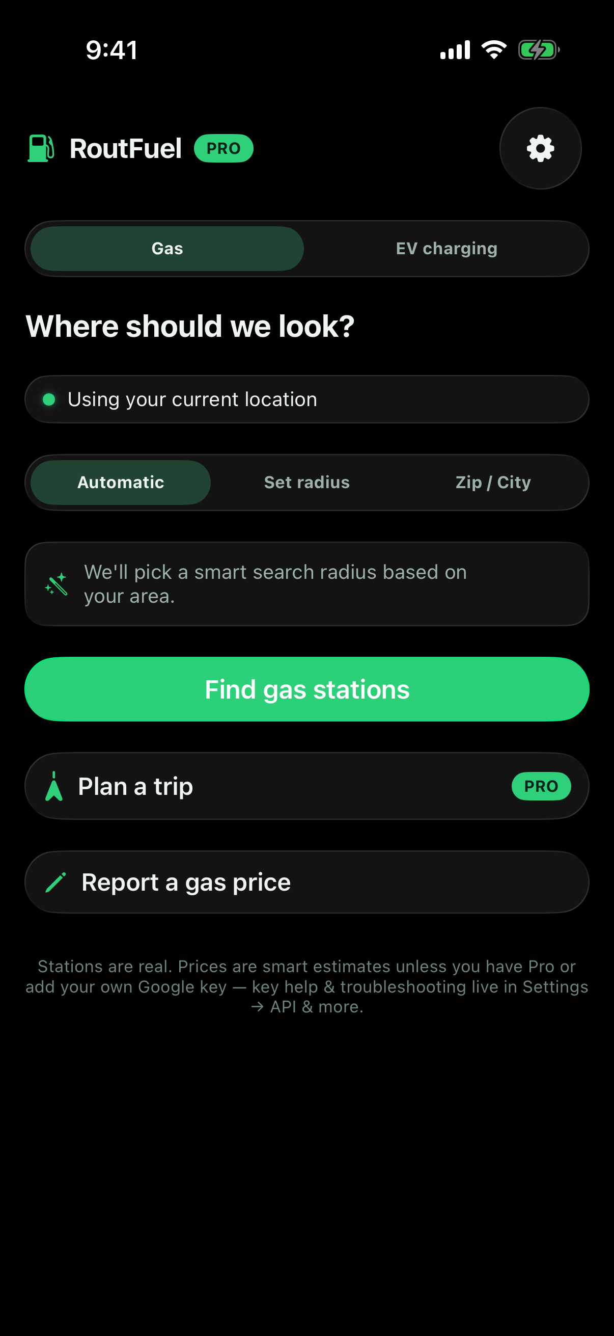 RoutFuel home